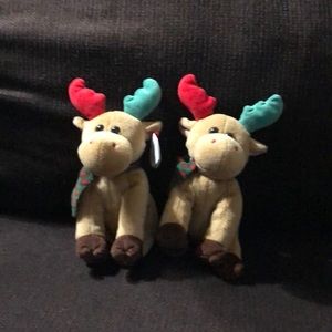 Reindeer beanie babies